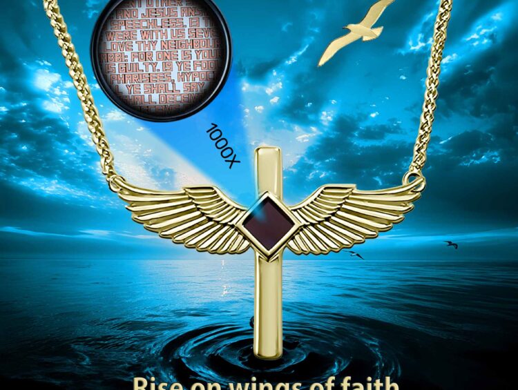 Gold Jewellery Shop Offering Heart Pendant With Miniature Bible Inside from My Nano Jewelry